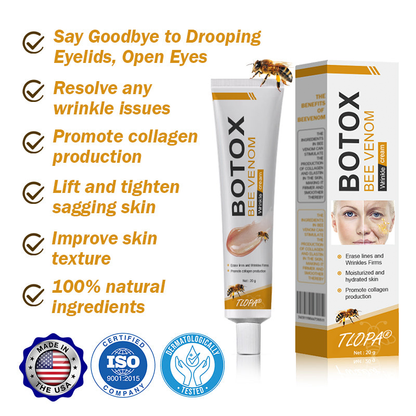 (Made and Shipped from USA) 🧑‍⚕️TLOPA® Botox Bee Venom Wrinkle Removal Cream- LAST DAY 70% OFF🧑‍⚕️
