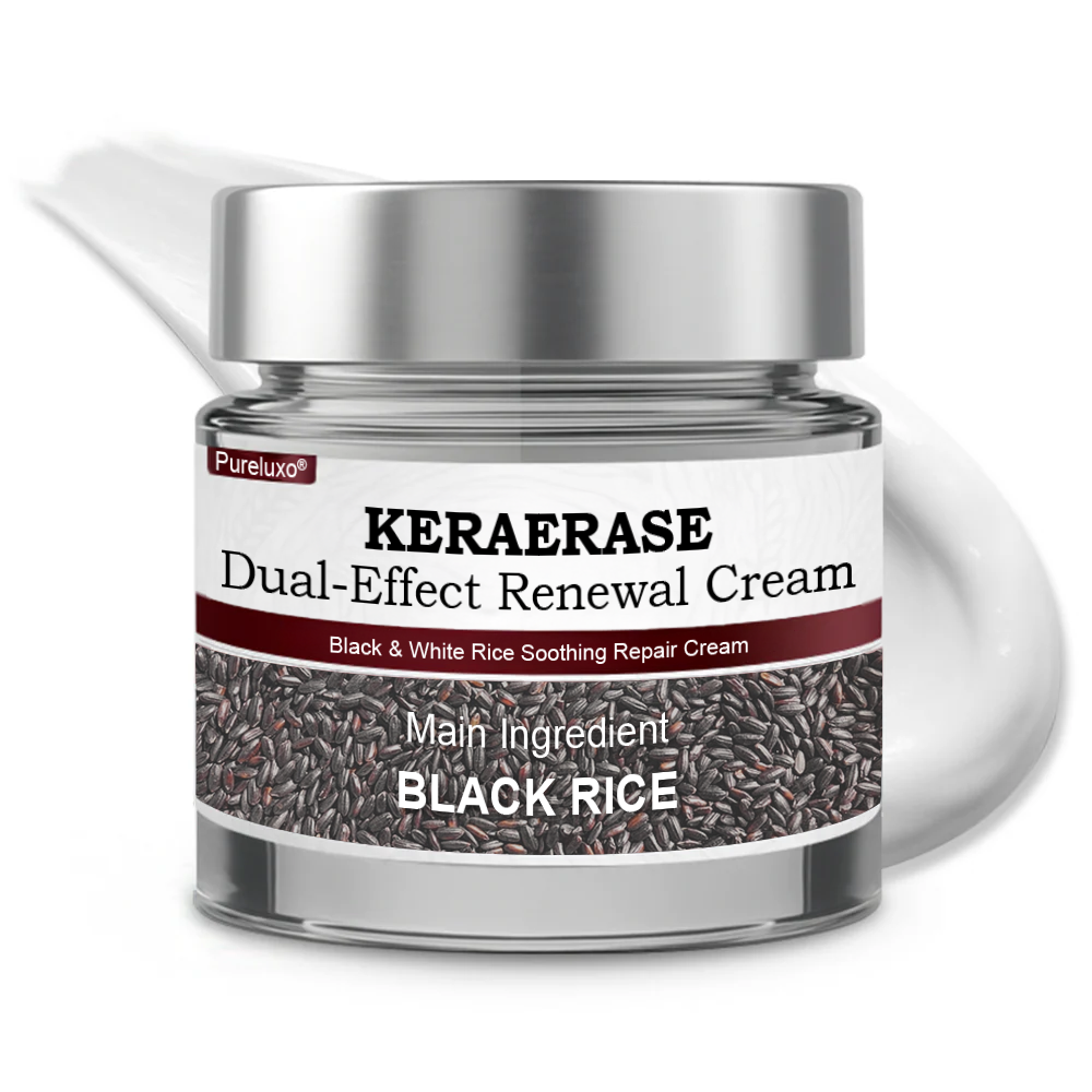 Pureluxo®Black Rice Skin Repair Essence Cream — FDA-Certified Skin Growth & Damage Treatment (For warts, seborrheic keratosis, skin tags, keratin buildup, hyperpigmentation, age spots, hyperplasia, etc.)
