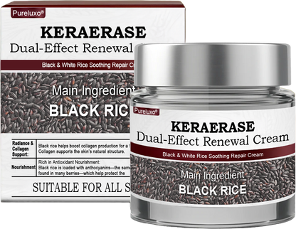 Pureluxo®Black Rice Skin Repair Essence Cream — FDA-Certified Skin Growth & Damage Treatment (For warts, seborrheic keratosis, skin tags, keratin buildup, hyperpigmentation, age spots, hyperplasia, etc.)