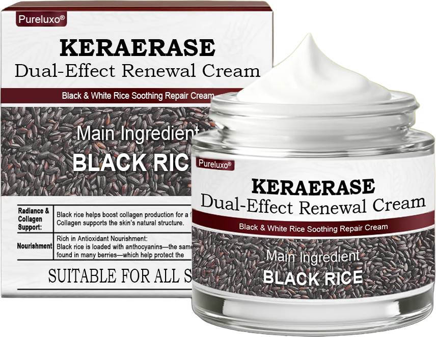 Pureluxo®Black Rice Skin Repair Essence Cream — FDA-Certified Skin Growth & Damage Treatment (For warts, seborrheic keratosis, skin tags, keratin buildup, hyperpigmentation, age spots, hyperplasia, etc.)