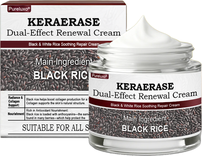 Pureluxo®Black Rice Skin Repair Essence Cream — FDA-Certified Skin Growth & Damage Treatment (For warts, seborrheic keratosis, skin tags, keratin buildup, hyperpigmentation, age spots, hyperplasia, etc.)
