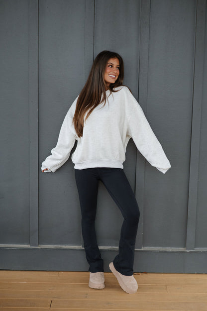 Amber Sweatshirt-Heather Grey