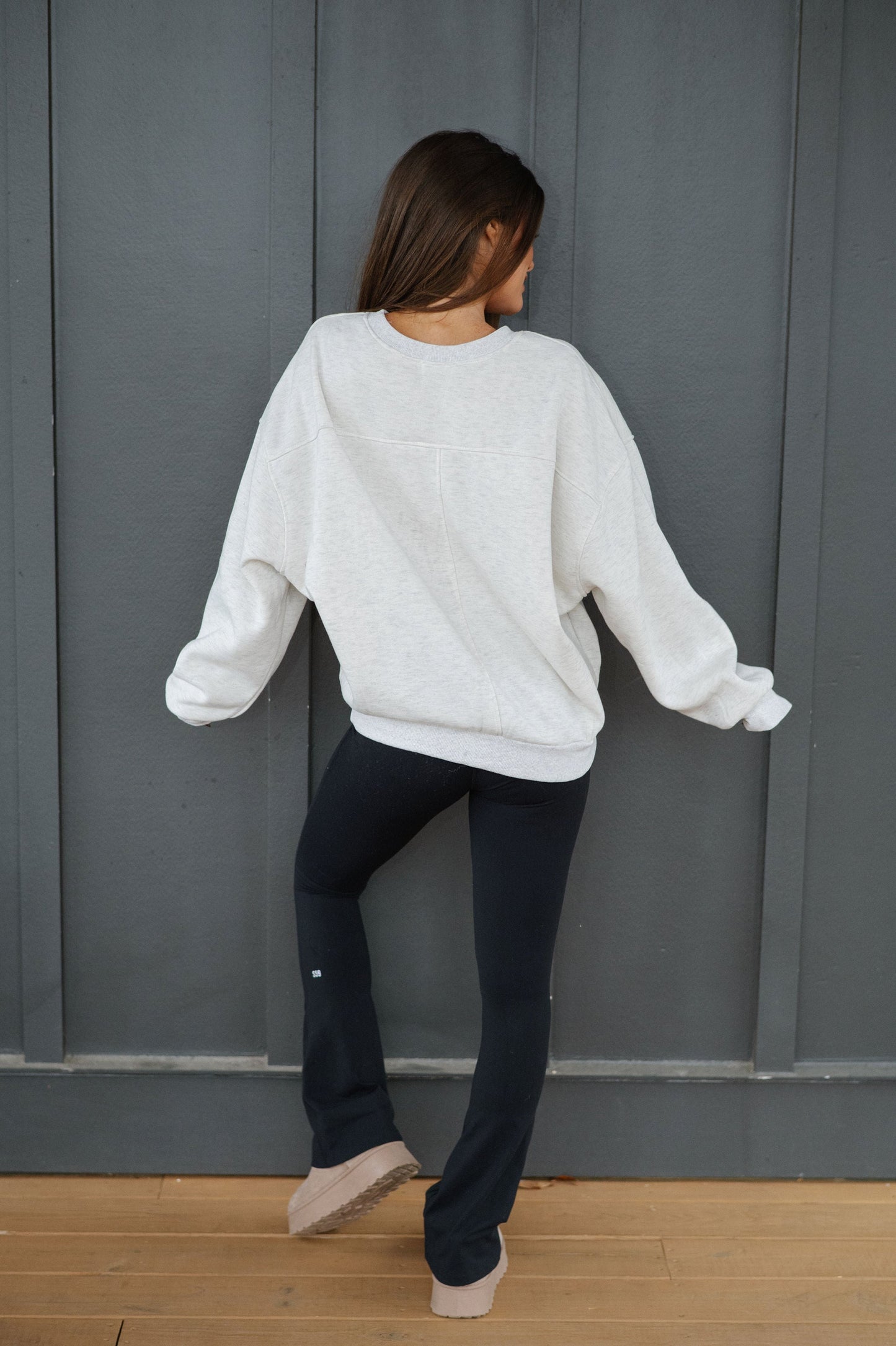 Amber Sweatshirt-Heather Grey